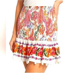 Farm Rio floral skirt